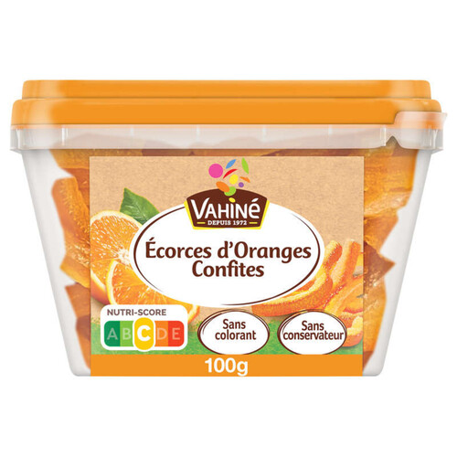 Vahiné Écorces d'Oranges Confites 100g