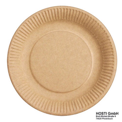 Assiettes kraft 23cm x24