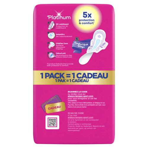 Always Serviettes Hygiénique Taille 2 Ultra Long