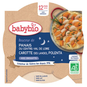 [Par Naturalia]  Babybio Douceur de panais, carotte des Landes & riz, dès 12 mois, Bio 230g