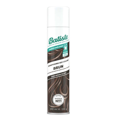 Batiste Shampooing Sec et Touche de Couleur pour les Cheveux Bruns 30ml