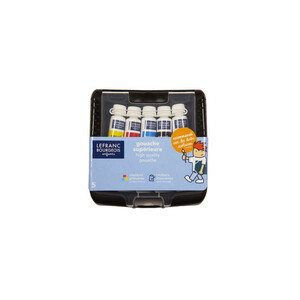 Lefranc & Bourgeois 5 Tubes Gouaches Couleurs Primaires 10Ml