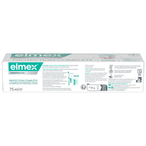 Elmex Dentifrice Sensitive Protection Complète 75ml