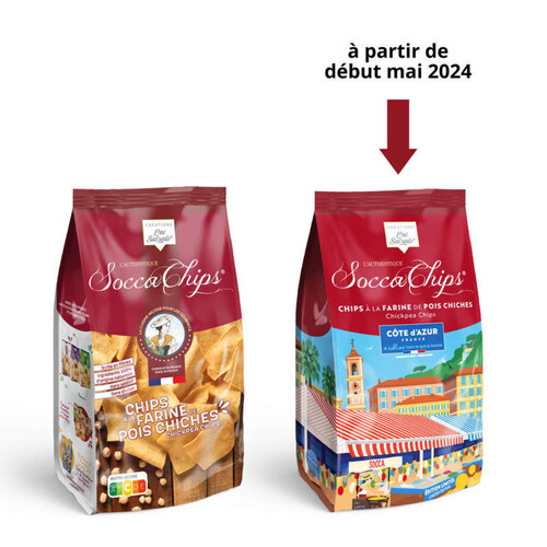 Socca chips à la farine de pois chiche 120g