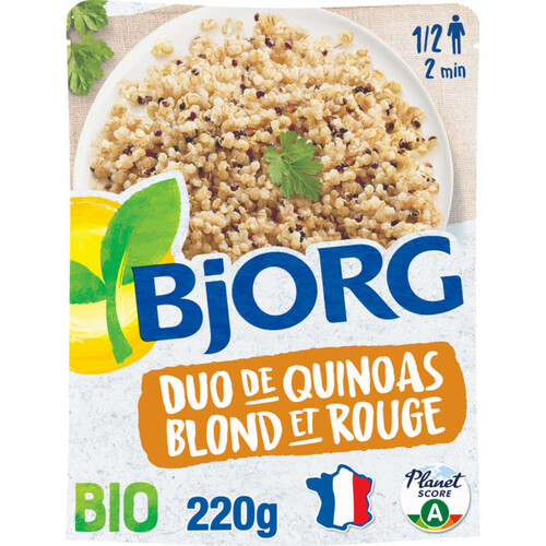 Bjorg Duo de Quinoa Blond Et Rouge, Bio 220g