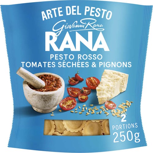 Rana Pâtes Fraîches Girasoli Pesto Rosso Tomates séchées et Pignons 250g