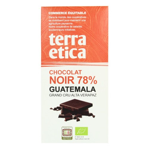 Terra Etica Chocolat noir 74% Guatemala Bio 100g