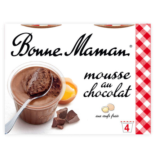 Bonne Maman Mousse au chocolat 4x50g