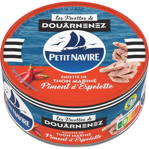 Petit Navire Thon Le Mariné Au Piment d'Espelette 110g