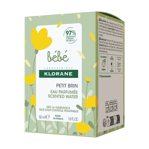 [Para] Klorane Bébé Petit brin Eau parfumée sans alcool 50ml