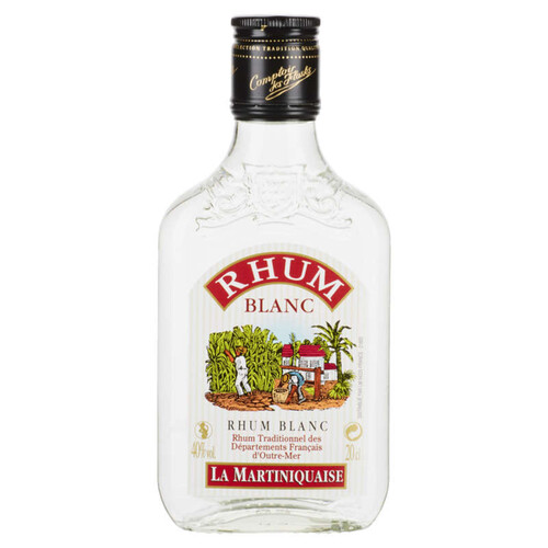 La Martiniquaise Blister Rhum Blanc 40° 20cl