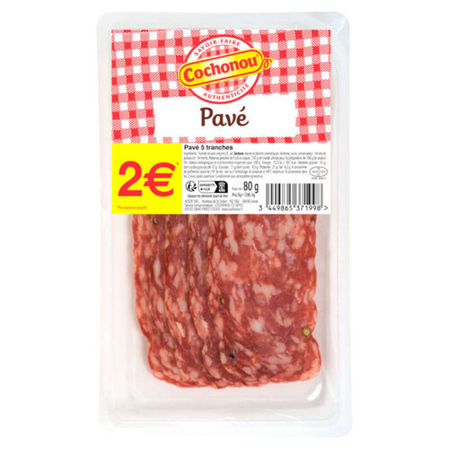 Cochonou Saucisson Pavé 80g