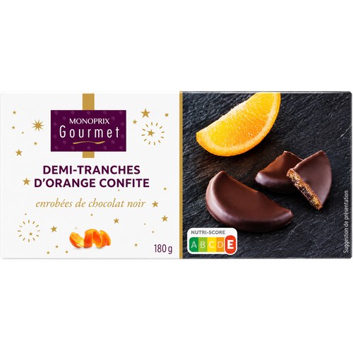 Monoprix Gourmet Quartiers d'Orange 180g