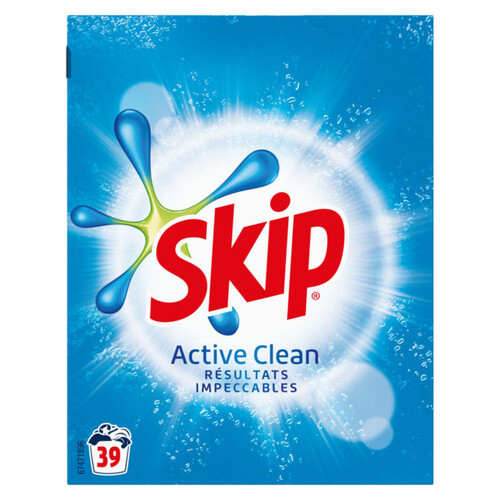 Skip Active Clean Lessive En Poudre 39D