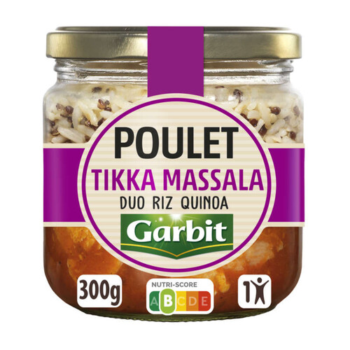 Garbit Poulet Tikka Massala Duo Riz Quinoa 300 g