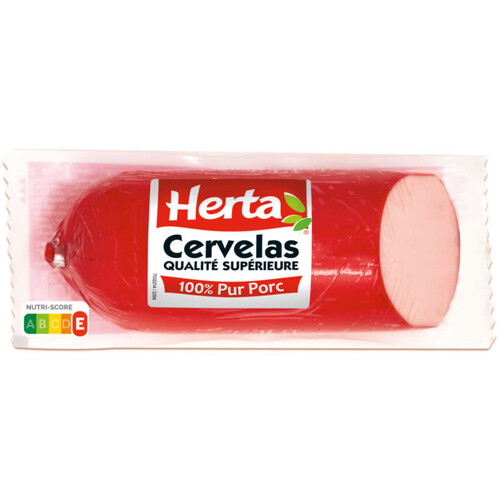 Herta cervelas 100% pur porc 400g