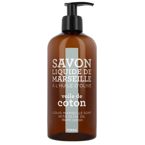 Compagnie de Provence Savon liquide de Marseille terra parfum voile de coton 500ml