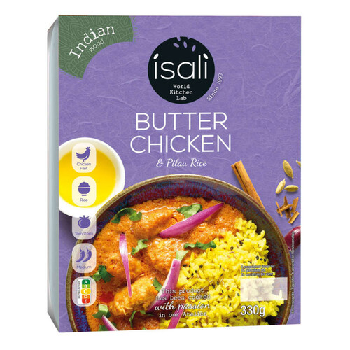 Isali Butter Chicken et riz 330g