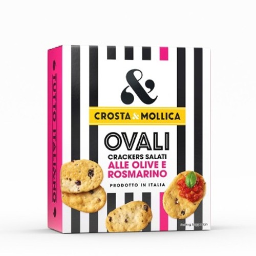 Crosta et Mollica ovali crackers salati 120g