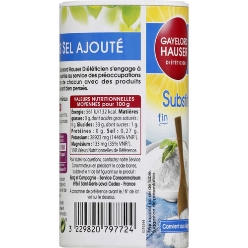 Gayelord Hauser Substitut De Sel 125G