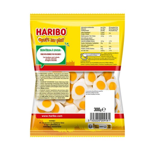 Haribo Oeufs Au Plat 300g