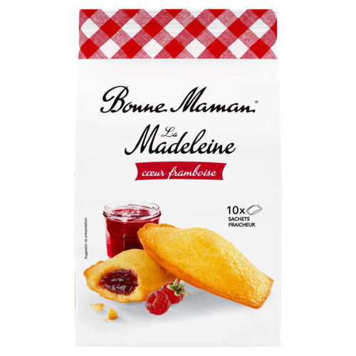 Bonne Maman 12 Madeleines Framboise 300 g