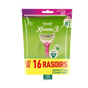 Wilkinson Xtreme 3 Beauty Sensitive Lot de 16
