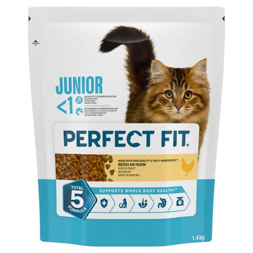Perfect Fit Croquettes riche en poulet pour chaton stérilisé 1,4kg