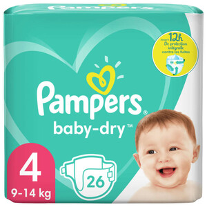 Pampers Baby Dry Paquet T4X26