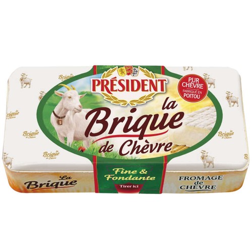 Président Brique Fondante de Chèvre 150g