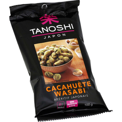 Tanoshi Cacahuète Wasabi 100g