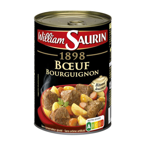 William Saurin Boeuf bourguignon mitonné doucement 400g