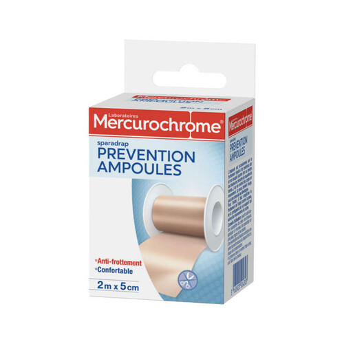 Mercurochrome Sparadrap Prévention Ampoules