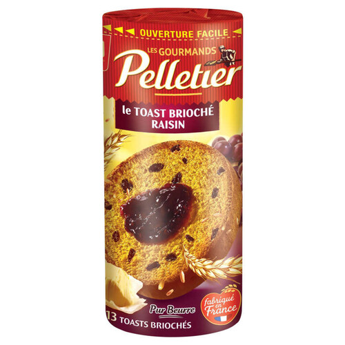 Lu Pelletier Biscottes Toast Brioché aux Raisons 150g