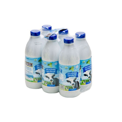 Les 30 fermes de Cant'Avey'Lot Lait Demi-Écrémé U.H.T. HVE 6 x 1L