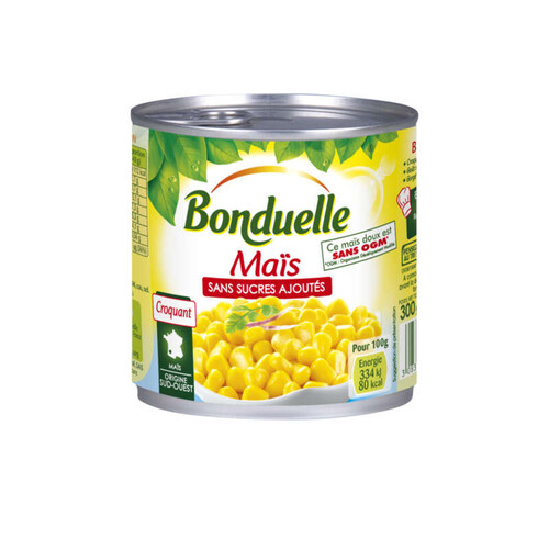 Bonduelle Maïs Sans Sucres Ajoutés Sans Ogm 285G