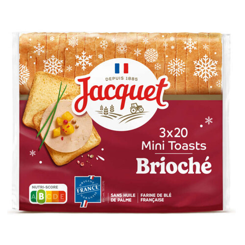 Jacquet Mini Toast Pour Foie Gras 255G