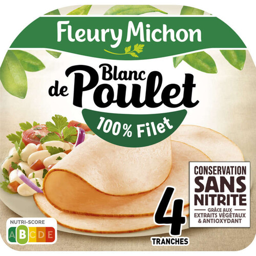 Fleury Michon Blanc de Poulet Sans Nitrite 130g