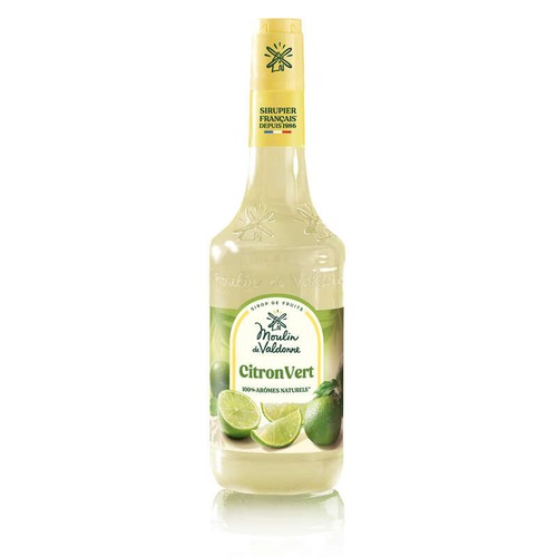 Moulin de Valdonne Sirop de citron vert la bouteille de 70cl