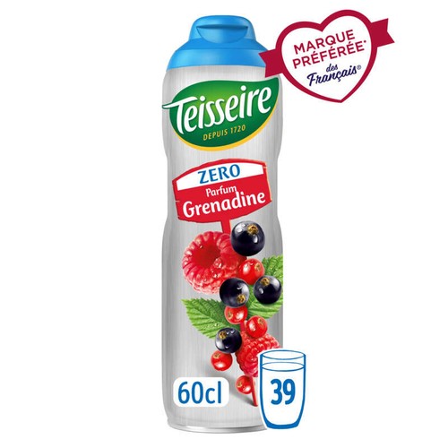 Teisseire Zéro Sirop Grenadine 60cl