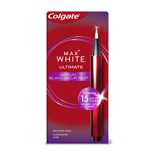 Colgate Max white serum blancheur nuit 5ml