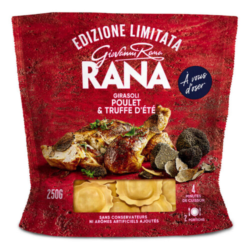 Rana Pâtes fraîches Ravioli Poulet et Truffe d'Eté 250g