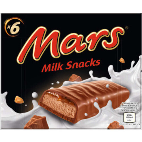 Mars barre chocolatées x6 168g