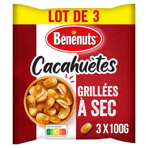 Bénénuts Cacahuetes Grillees A Sec Lot De