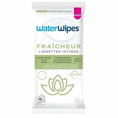 Waterwipes Lingettes Intimes Fraicheur x28