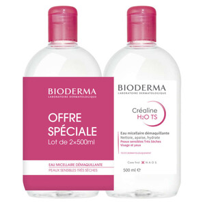 [Para] Bioderma Créaline Ts H2O sans parfum 2 x 500ml