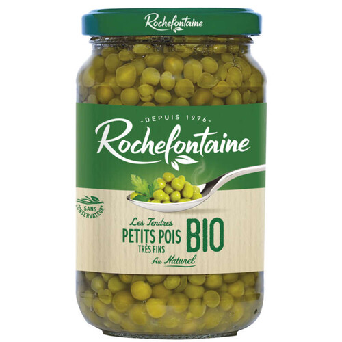 Rochefontaine Petits Pois Très Fins Bio 37cl