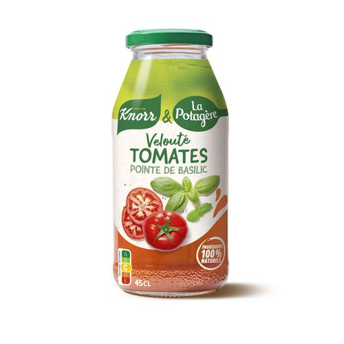 Knorr Comme à La Maison Soupe Tomates Pointe de Basilic Bouteille 45cl