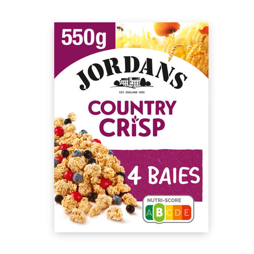 Jordans Country Crisp Céréales complètes & 3 baies 550g