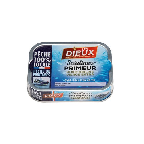 Les Dieux Sardines Huile d'olive vierge extra 115g
